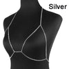 StoneFans 2022 Women Full Rhinestone Body Chain Necklace Jewelry Shiny Rhinestone Crystal Bra Body Charming Club Jewelry