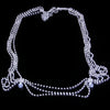Stonefans Handmade Bridal Rhinestone Shoulder Necklace Chain for Women Wedding Crystal Body Shoulder Jewelry Statement Necklace