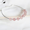 Strawberry Quartz Sterling Silver Bracelets Women 925 Jewelry New Fashion Elegant Bangles&Bracelets Small Silver Female Bracelet