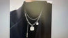 Street Hip-hop Stainless Steel Non-fading Necklace Female Personality Smile Double Thicker Chain Sweater Chain