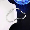 Street all-match 4MM Blade Chain 925 sterling Silver Bracelet for Women Men party Wedding Fine Jewelry Holiday gifts