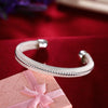 Street all-match 925 sterling Silver fine noble bangles cuff Bracelets for Women Wedding Party Gifts charms Jewelry