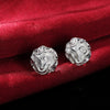 Street all-match 925 sterling Silver flower bangle rings Bracelet necklace stud earring for women Jewelry set Party gift