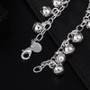 Street all-match Charms lovely Bells chain 925 sterling silver Bracelets for woman Wedding party gifts brands Jewelry