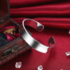 Street all-match jewelry 925 sterling Silver cuff bangle fine charms Bracelets for Women adjustable Wedding Party  Gifts