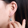 Street all-match woman 925 sterling Silver rose flower bangle Bracelets rings Pendant necklaces earring Jewelry set gift