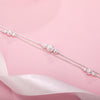 Street 925 Stamp Silver romantic lucky beads Chain Bracelet for Women party wedding accessories Fine Jewelry Gifts