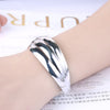 Street 925 sterling Silver Popular Weave bangles for Women cuff Bracelets fine Jewelry Wedding Party Christmas Gifts