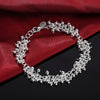 Street charms 925 sterling Silver Fringe line frosted beads Bracelets necklace Jewelry set for women Party Gifts
