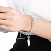 Street trend romantic heart Pendant 925 sterling silver Bracelets for woman fine jewelry Wedding party Christmas gifts