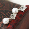 Stud Earrings for Women Crystal Simulated Pearls Earring Fashion Jewelry Brincos Butterfly Heart Flower Star Crown Bijoux HOT