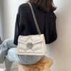 Studded Rivet Chain Brand PU Leather Crossbody Bags For Women 2022 hit Simple Shoulder Bag Lady  Small Handbags