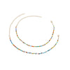 Stunning Trendy Hand-woven multicolor beaded necklace Women Choker Multiple Layers Pendant Necklaces Jewelry Gift