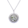 Summer Aroma Diffuser Necklace Open Vintage Silver Lockets Pendant Perfume Essential Oil Aromatherapy Locket Necklace With Pads
