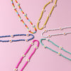 Summer Boho Colorful Daisy Resin Seeds Beads Necklaces Handmade Collar Clavicle Choker Statement Collares for Women Jewelry