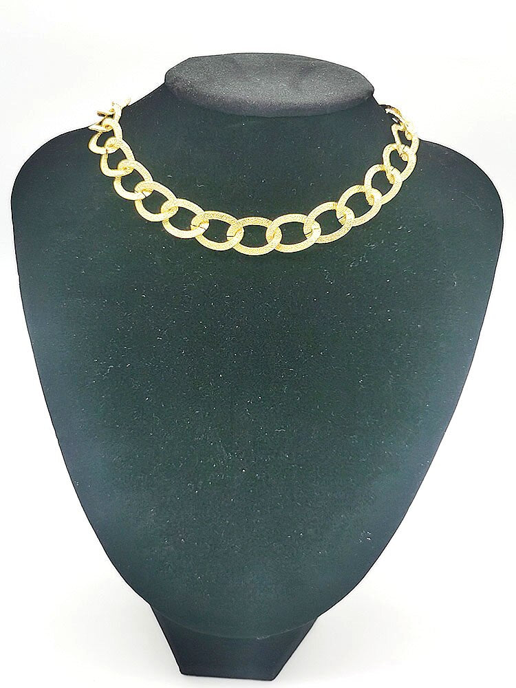 Summer Necklace For Women Vintage Aluminun Chain Choker on Neck Bijoux цепи Jewelry Gift to Girl Friend