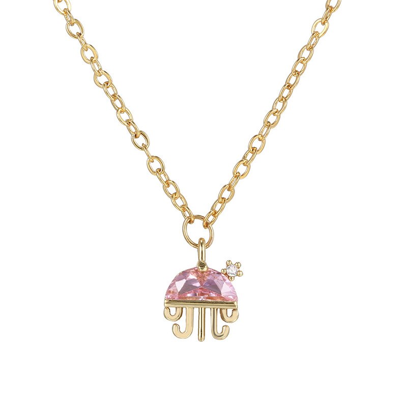 Summer Jewerly Chain Necklace For Lovers' Couples Valentine's Day Gift Colorful Crystal Crab Starfish Lobster Pendant Necklaces