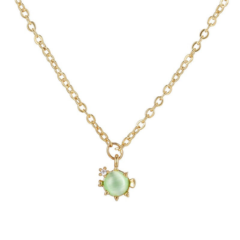 Summer Jewerly Chain Necklace For Lovers' Couples Valentine's Day Gift Colorful Crystal Crab Starfish Lobster Pendant Necklaces