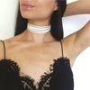 Summer Newest jewelry accessories white Multilayer Lace Tattoo choker necklace for couple lovers' N141