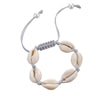 Summer White Shell Choker Necklace for Women Seashell Bracelets Rope Chain Shell Necklace Beach Women Girls Bohemian Jewelry