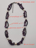 Summer Women Jewelry Pearl Stainless Steel Bead Crystal Necklace  attend banquet with beaded stone necklace