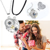 Sun&Moon 100 Languages I Love You Projection Couples Necklace Wedding Birthday Jewelry 100 Languages I Love You Pendant D15#