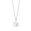 Sunflower Pendant Stainless Steel Necklace Women's 18K Gold Plated Delicate Chain Clavicle Chain