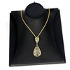 Sunspicems Gold Color Morocco Jewelry long pendant necklace fine chain for women hollow Arabic pattern wedding bride bijoux gift