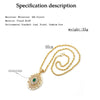 Sunspicems Long Pendant Necklace for Women Gold Color Moroccan Caftan Charm Sweater Chain African Ethnic Wedding Jewelry Gift