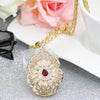 Sunspicems Morocco Jewelry Gold Color Long Pendant Necklace Sweater Chain For Women Arab Banquet Wedding Jewelry Caftan Chokers