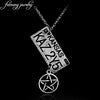 Supernatural Dean License Plate Pendant Necklace Alloy Link Chain Necklace For Men And Women Movie Jewelry Accessories