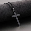 Supremer Personality Cross Necklaces Stainless Steel Nameplate Pendant Jesus Choker For Women Men Jewelry Birthday Gift