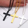 Supremer Personality Cross Necklaces Stainless Steel Nameplate Pendant Jesus Choker For Women Men Jewelry Birthday Gift