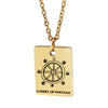 Supremer Stainless Steel Vintage Tarot Card Necklace Talisman Pendants Choker Pagan Astrology Jewelry Personality Christmas Gift