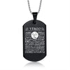 Suteyi Women Men Jewelry 12 Constellation Black Color Stainless Steel Pendant Capricorn Virgo Libra Necklace Birthday Gift