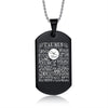 Suteyi Women Men Jewelry 12 Constellation Black Color Stainless Steel Pendant Capricorn Virgo Libra Necklace Birthday Gift