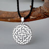 Svarog Slavic Talisman Pagan Necklace Women Star Charms Old Ancient Jewerly Men Viking Necklaces Amulet Gifts
