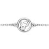 Swarovski Women Bracelets Crystal Twelve Constellation Fashion Blue Evil Devil's Eyes Silver Bracelets Halloween Gift for Lady