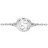 Swarovski Women Bracelets Crystal Twelve Constellation Fashion Blue Evil Devil's Eyes Silver Bracelets Halloween Gift for Lady