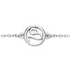 Swarovski Women Bracelets Crystal Twelve Constellation Fashion Blue Evil Devil's Eyes Silver Bracelets Halloween Gift for Lady