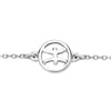 Swarovski Women Bracelets Crystal Twelve Constellation Fashion Blue Evil Devil's Eyes Silver Bracelets Halloween Gift for Lady