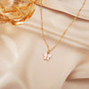 Sweet Acrylic Color Butterfly Necklace For Women Long Wild Clavicle Chain Pendant Refined Stylish Mujer Gift 2022 Trendy Gold