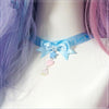 Sweet Baby Girl necklace Lolita Ribbon Bowknot Choker  Girl Women Necklace Jewelry  B1472