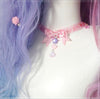 Sweet Baby Girl necklace Lolita Ribbon Bowknot Choker  Girl Women Necklace Jewelry  B1472