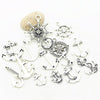 40pcs Mixed Nautical Jewelry Anchor Charms two Color Metal Zi Alloy Trendy Mixed Anchor Pendant Charms D1021