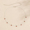 Sweet  Cherry Bead Choker Necklace Creative Women Trendy Bohemian Vintage Beaded Fruit Necklace Retro Clavicle Chain
