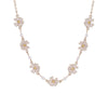 Sweet Fresh Daisy Flower Necklace Bracelet Korean Simple Graceful Niche Design Short Clavicle Chain Accessories