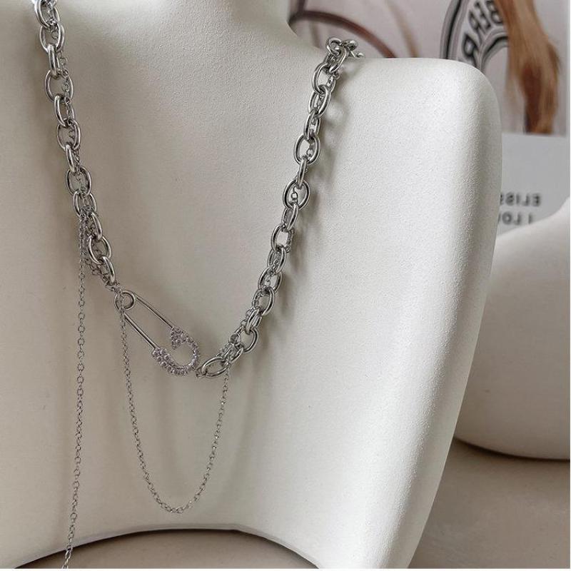 Sweet Girl Necklace Super Fairy Chain Winding Pin Temperament Wild Personality Sweet Cool Clavicle Chain Necklace