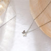 Sweet cold wind butterfly sequin necklace female personality temperament joker delicate girl clavicle chain