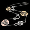 2020 Vintage Oval Statement Necklace Women Gold Silver Long Necklaces Pendants Ethnic Jewellery Collares SNE150002
